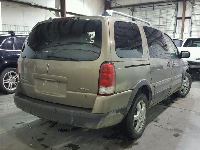 1GMDV33L76D202129 - 2006 PONTIAC MONTANA SV TAN photo 4