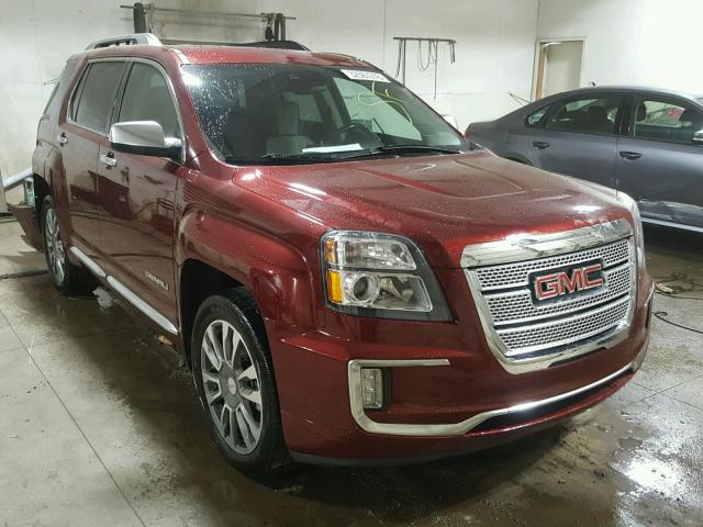 2GKFLVE3XG6139592 - 2016 GMC TERRAIN DE RED photo 1