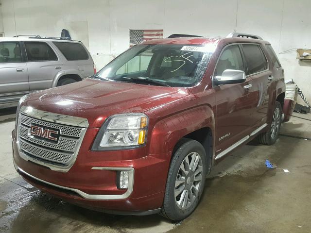 2GKFLVE3XG6139592 - 2016 GMC TERRAIN DE RED photo 2