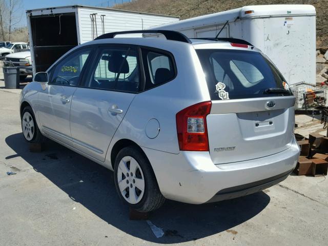 KNAFG529397262904 - 2009 KIA RONDO BASE SILVER photo 3