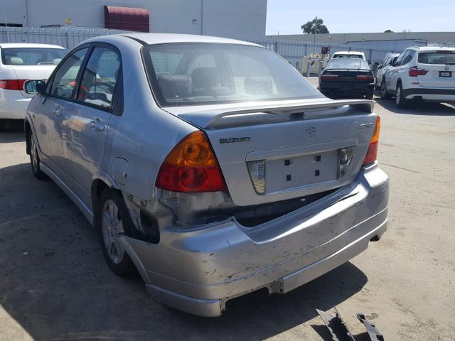 JS2RA41S135158078 - 2003 SUZUKI AERIO S SILVER photo 3