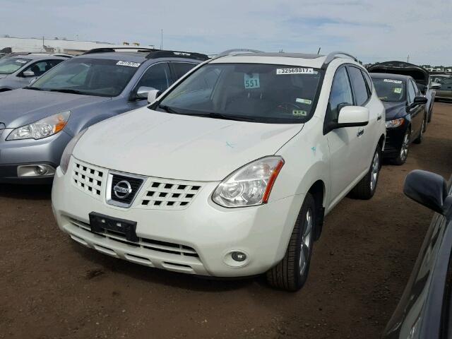 JN8AS5MV5AW129422 - 2010 NISSAN ROGUE S/SL WHITE photo 2