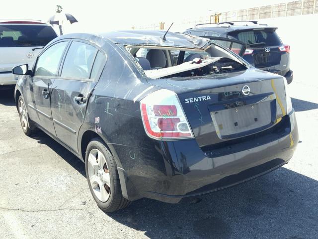 3N1AB61E99L610588 - 2009 NISSAN SENTRA 2.0 BLACK photo 3