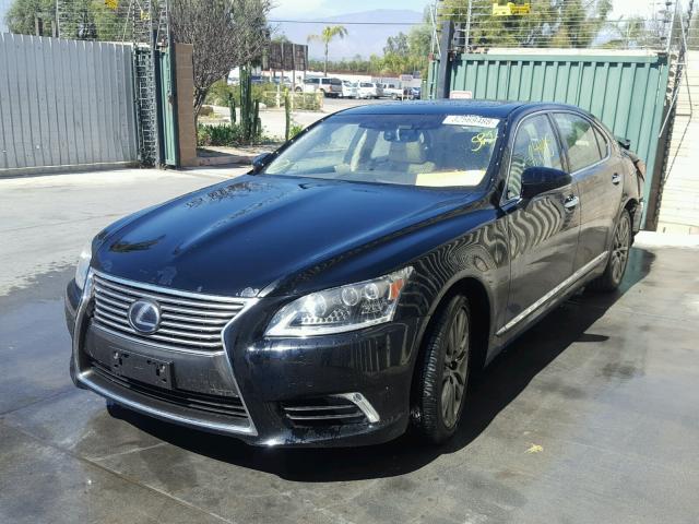 JTHDU1EF0D5016909 - 2013 LEXUS LS 600HL BLACK photo 2