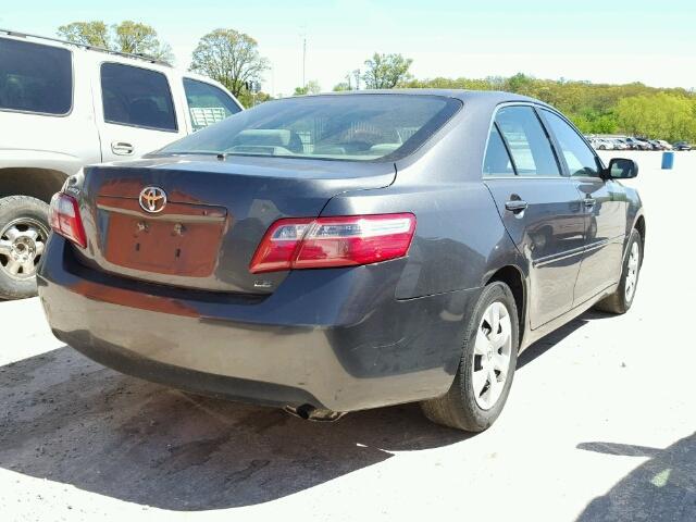 4T1BE46K97U161312 - 2007 TOYOTA CAMRY NEW GRAY photo 4