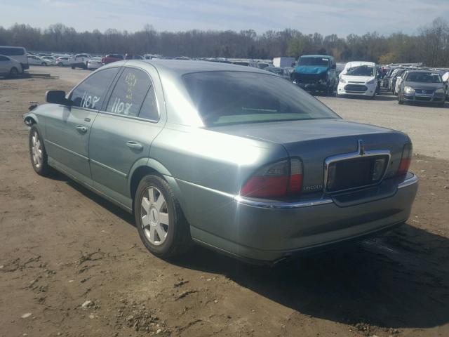 1LNHM86S03Y680935 - 2003 LINCOLN LS GREEN photo 3