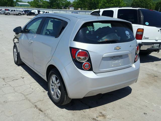 1G1JC6SG7F4203079 - 2015 CHEVROLET SONIC LT SILVER photo 3