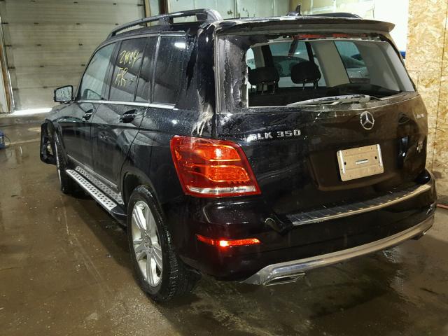 WDCGG8JB7EG213741 - 2014 MERCEDES-BENZ GLK 350 4M BLACK photo 3