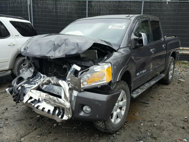 1N6BA0EC9BN315973 - 2011 NISSAN TITAN S GRAY photo 2