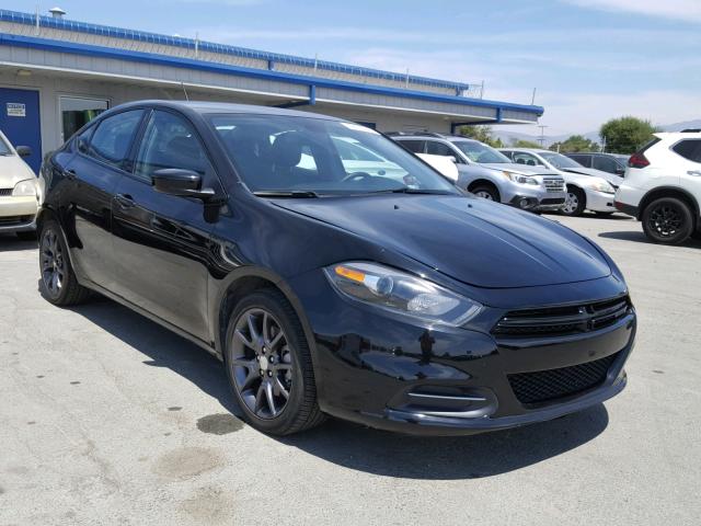 1C3CDFAAXGD516241 - 2016 DODGE DART SE BLACK photo 1