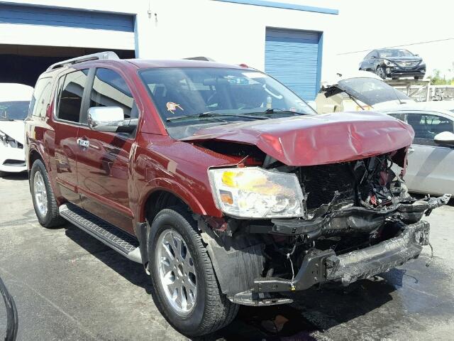 5N1BA0ND8BN603541 - 2011 NISSAN ARMADA SV MAROON photo 1