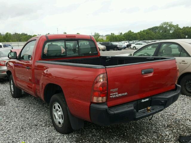 5TFNX4CN3CX010064 - 2012 TOYOTA TACOMA RED photo 3