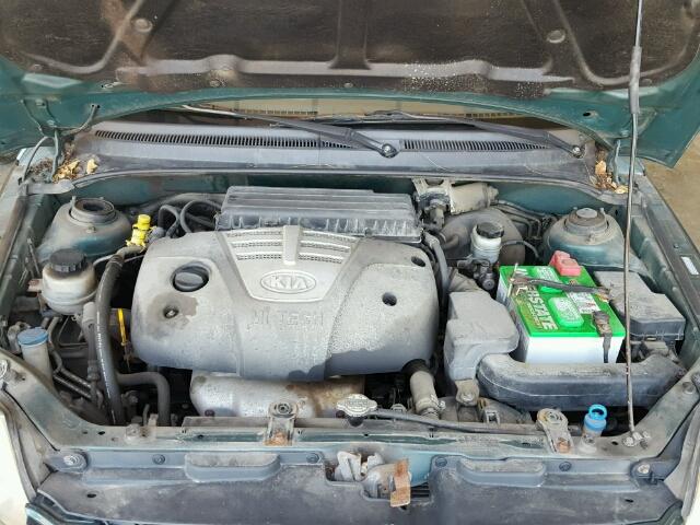 KNADC125036222978 - 2003 KIA RIO GREEN photo 7