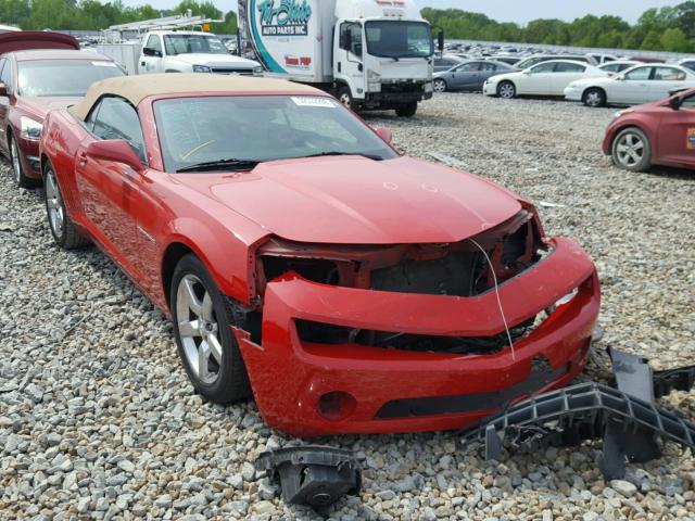 2G1FB3DDXB9204177 - 2011 CHEVROLET CAMARO LT RED photo 1