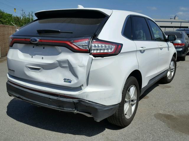 2FMPK4J95GBC12135 - 2016 FORD EDGE SEL WHITE photo 3