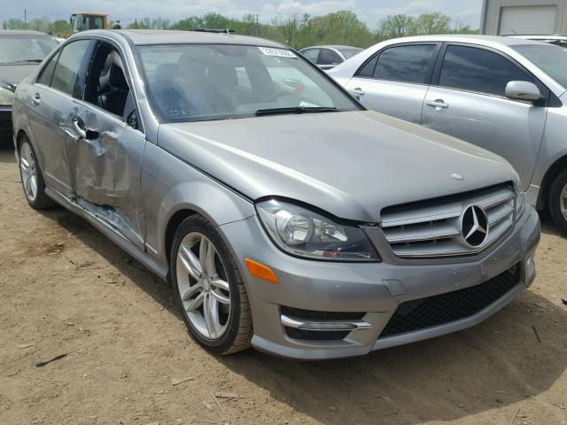 WDDGF8BB5CA683540 - 2012 MERCEDES-BENZ C 300 4MAT GRAY photo 1