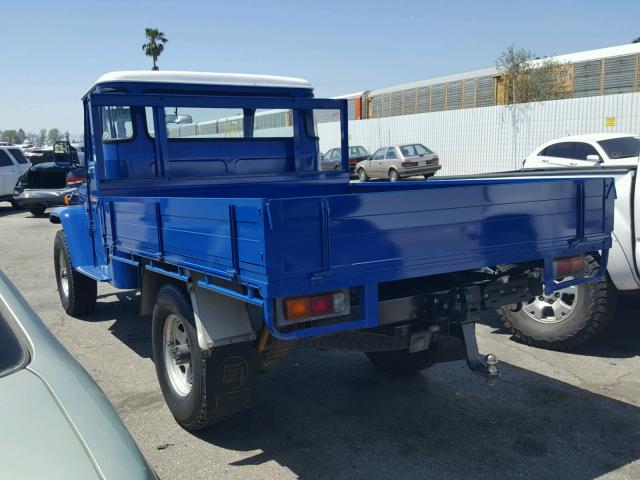 0000000HJ47016738 - 1982 TOYOTA LANDCRUISR BLUE photo 3