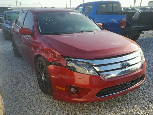 3FAHP0JA2CR165385 - 2012 FORD FUSION SEL RED photo 1