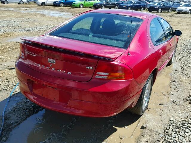 2C3HH56GX2H268795 - 2002 CHRYSLER INTREPID E RED photo 4