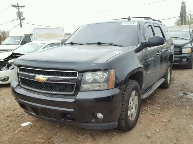 1GNFK23079R214012 - 2009 CHEVROLET TAHOE K150 BLACK photo 2