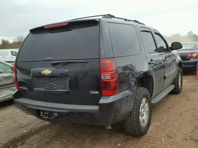 1GNFK23079R214012 - 2009 CHEVROLET TAHOE K150 BLACK photo 4