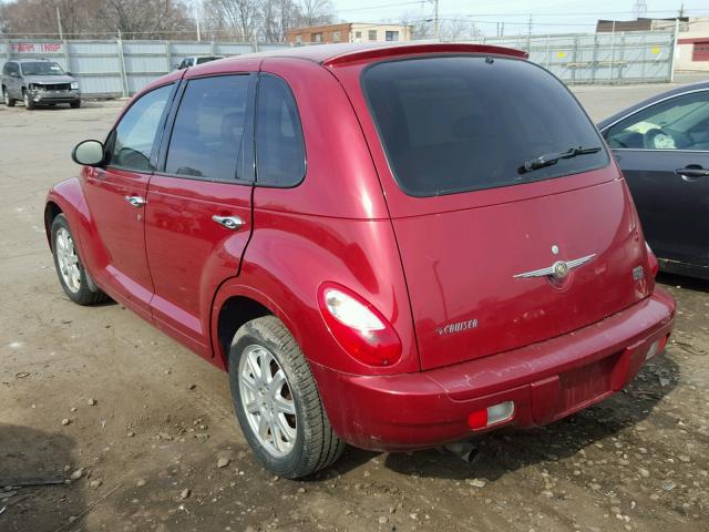 3A4FY58B07T588172 - 2007 CHRYSLER PT CRUISER RED photo 3