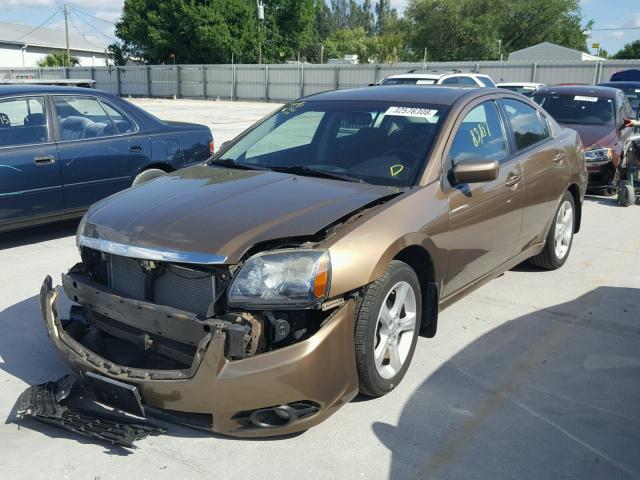 4A3AB36F79E007990 - 2009 MITSUBISHI GALANT ES BROWN photo 2