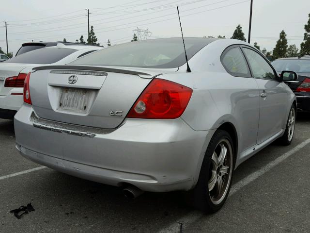 JTKDE177260113123 - 2006 TOYOTA SCION TC 银色 照片 4