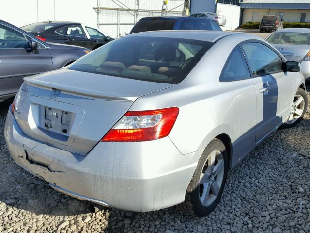 2HGFG12846H574749 - 2006 HONDA CIVIC EX SILVER photo 4