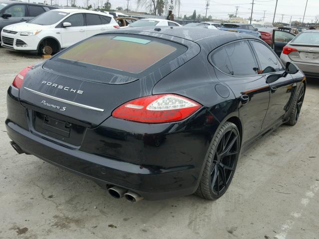 WP0AB2A71BL060179 - 2011 PORSCHE PANAMERA S BLACK photo 4