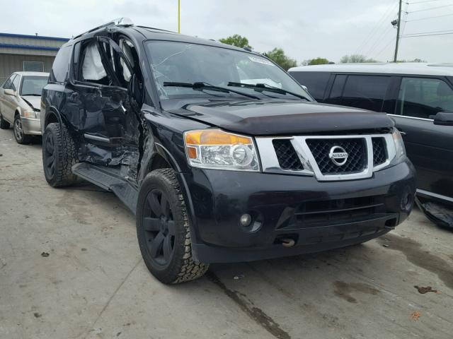 5N1AA0NC6CN602666 - 2012 NISSAN ARMADA SV BLACK photo 1