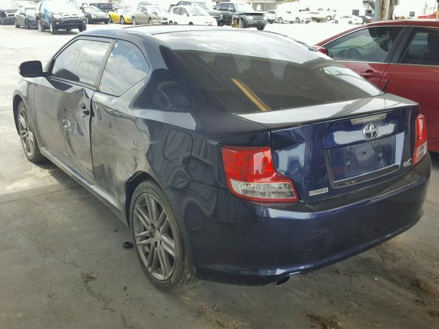 JTKJF5C71C3026658 - 2012 TOYOTA SCION TC 蓝色 照片 3