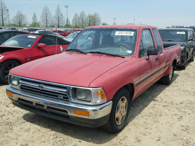 JT4VN93D6R5042280 - 1994 TOYOTA PICKUP 1/2 RED photo 2