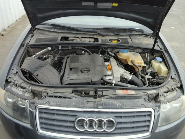 WAUAC48H05K014101 - 2005 AUDI A4 1.8 CAB GRAY photo 7