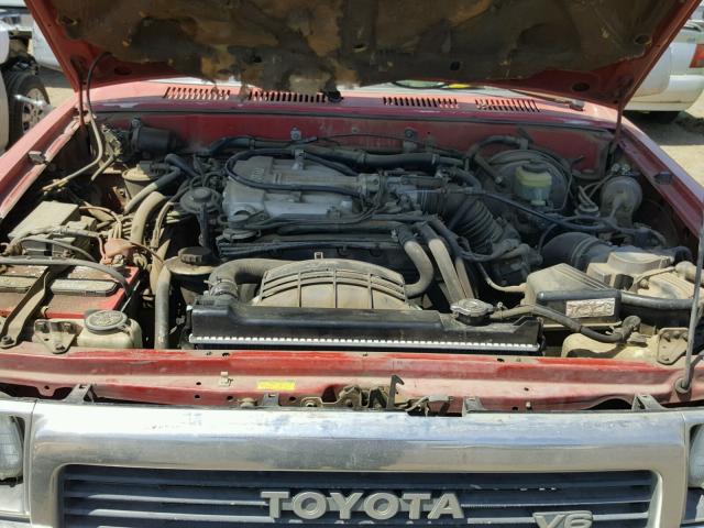 JT3VN39W0L0028082 - 1990 TOYOTA 4RUNNER VN RED photo 7