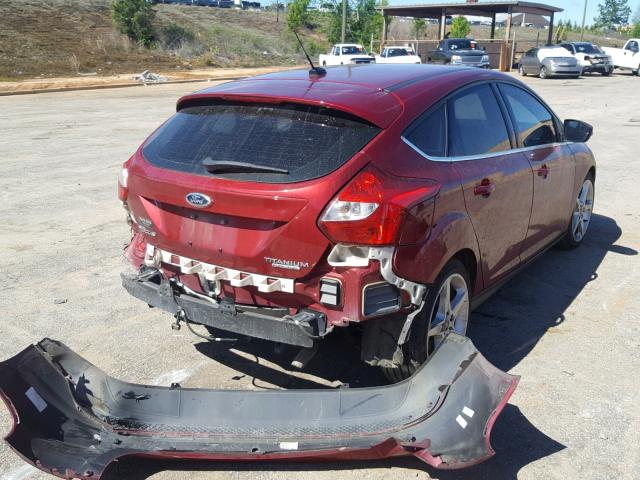 1FADP3N25DL121187 - 2013 FORD FOCUS TITA MAROON photo 4