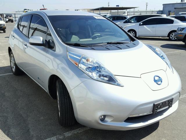 JN1AZ0CP4BT006908 - 2011 NISSAN LEAF SV SILVER photo 1