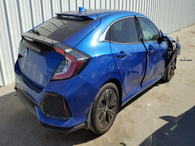 SHHFK7H79HU202877 - 2017 HONDA CIVIC EXL أزرق صورة 4