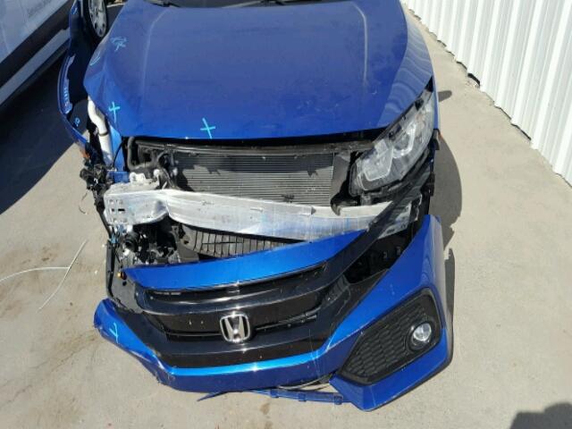SHHFK7H79HU202877 - 2017 HONDA CIVIC EXL أزرق صورة 9