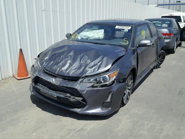 JTKJF5C76FJ010441 - 2015 TOYOTA SCION TC 石墨色 照片 2