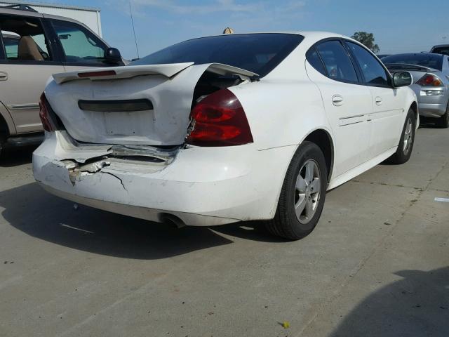 2G2WP552X71125135 - 2007 PONTIAC GRAND PRIX WHITE photo 4