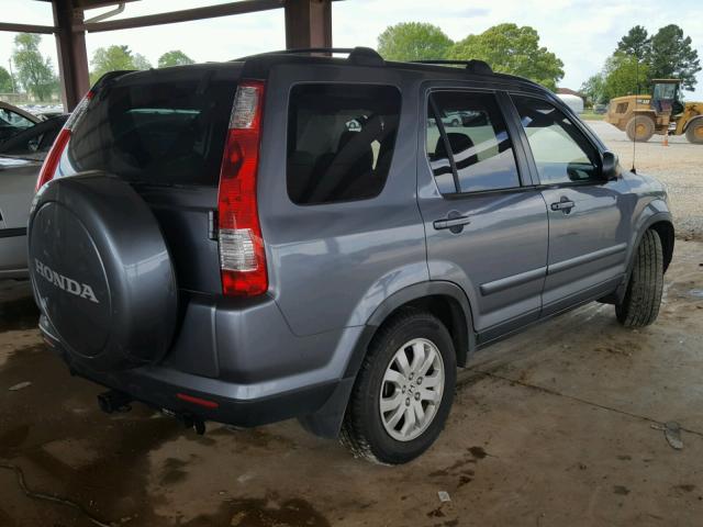 JHLRD78935C045899 - 2005 HONDA CR-V SE BLUE photo 4