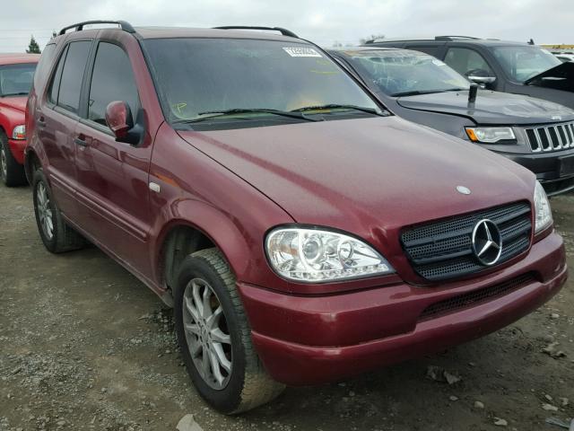 4JGAB54E41A279137 - 2001 MERCEDES-BENZ ML 320 RED photo 1