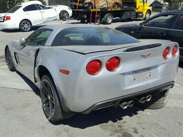 1G1YY26E465105039 - 2006 CHEVROLET CORVETTE Z SILVER photo 3