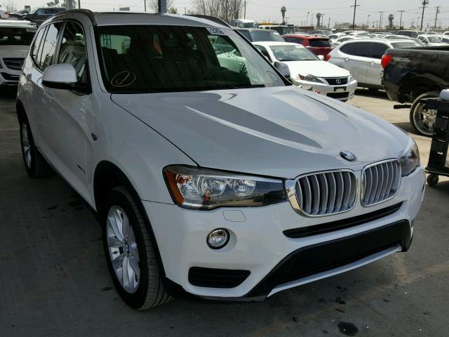 5UXWZ7C57H0T43785 - 2017 BMW X3 SDRIVE2 WHITE photo 1