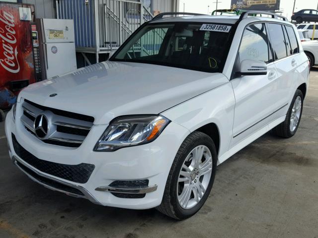 WDCGG5HB9FG399689 - 2015 MERCEDES-BENZ GLK 350 WHITE photo 2