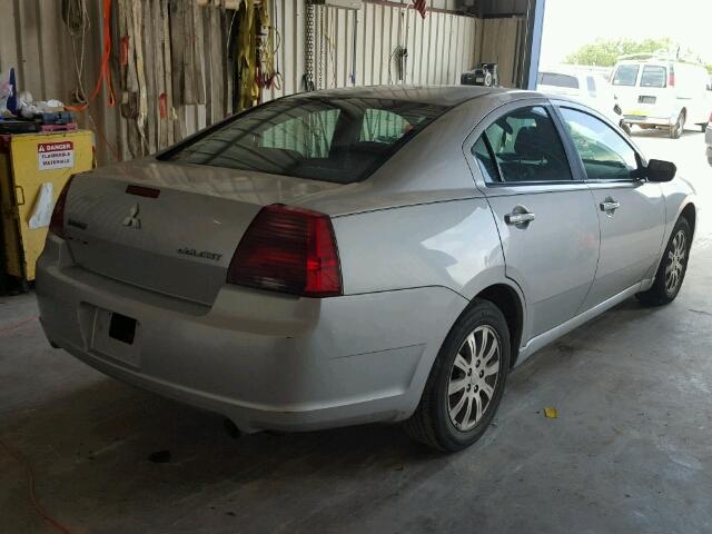 4A3AB36FX8E017752 - 2008 MITSUBISHI GALANT ES SILVER photo 4