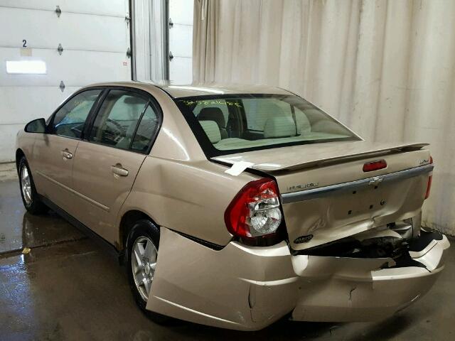 1G1ZT52845F315606 - 2005 CHEVROLET MALIBU LS 棕色 照片 3