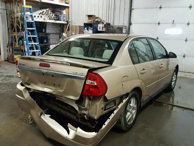 1G1ZT52845F315606 - 2005 CHEVROLET MALIBU LS 棕色 照片 4