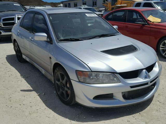 JA3AH86D05U010662 - 2005 MITSUBISHI LANCER EVO SILVER photo 1